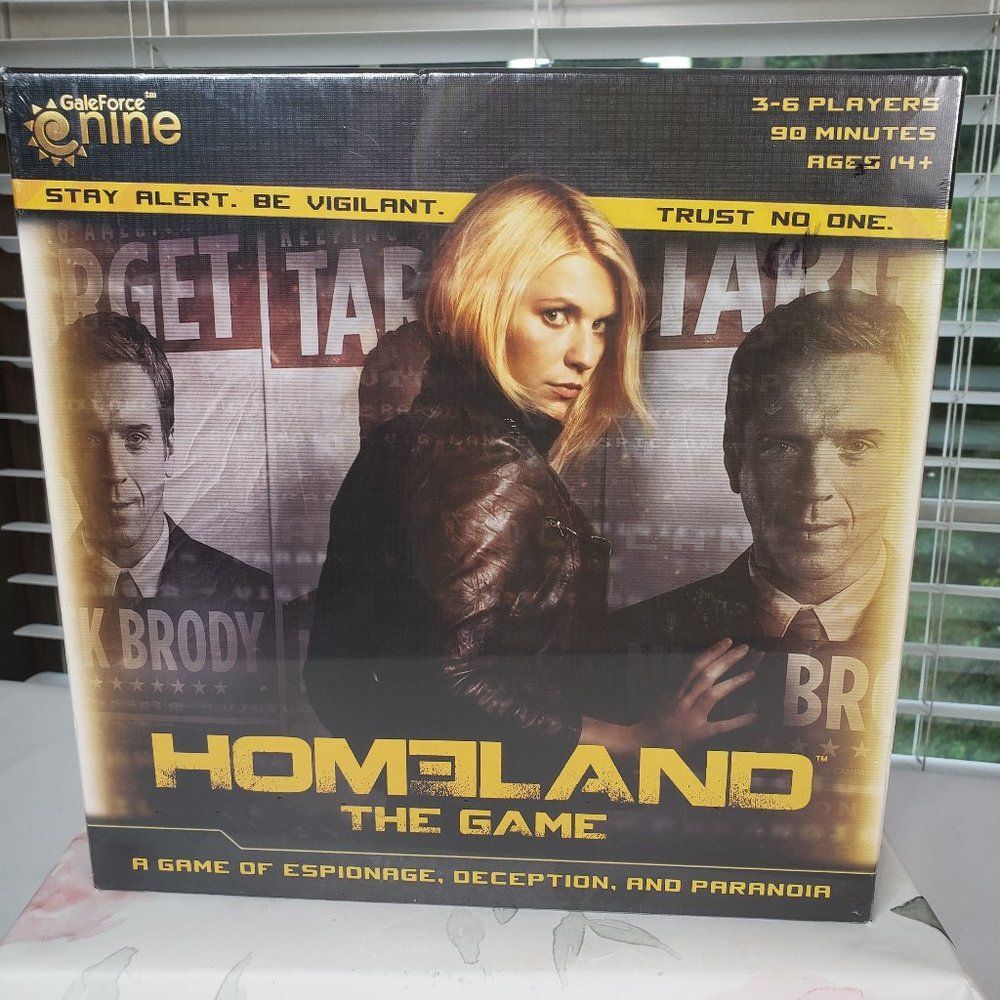 Homeland The Game Board Game Spy Fun Multiplayer CIA Mystery Family Night